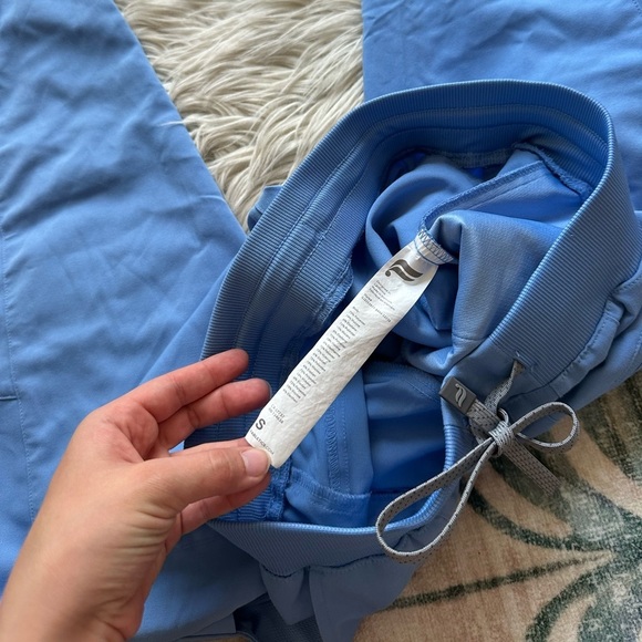 FABLETICS High-Rise On Call Scrub Jogger In Ceil Blue - Picture 6 of 9